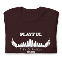 Playful Los Angeles City of Angels (Unisex) T-Shirt