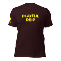 Playful Drip - Yellow (Unisex) T-Shirt