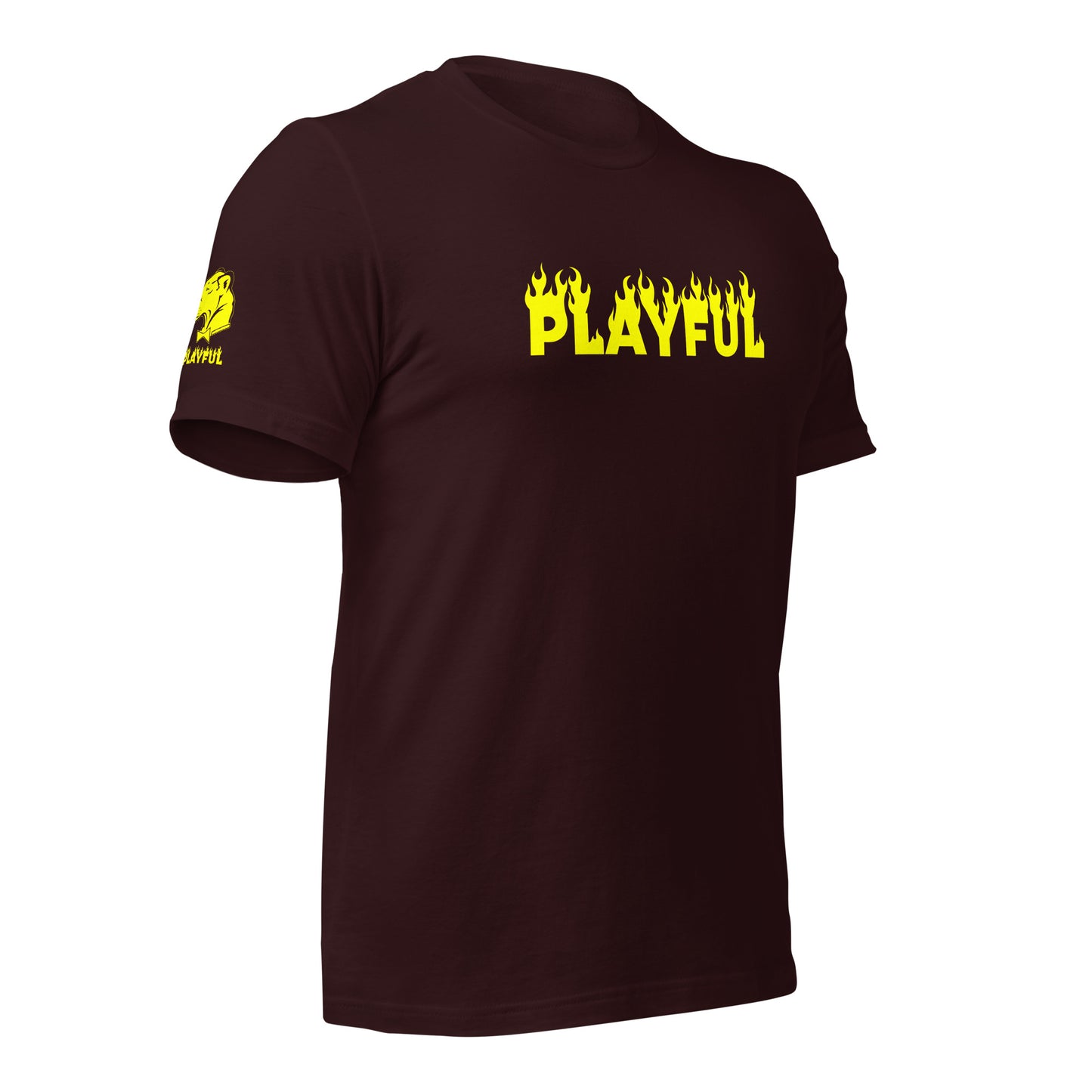 Playful Fire (Yellow) (Unisex) T-Shirt