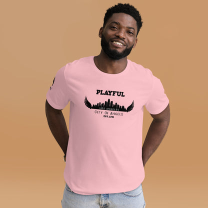 Playful Los Angeles City of Angels (Unisex) T-Shirt