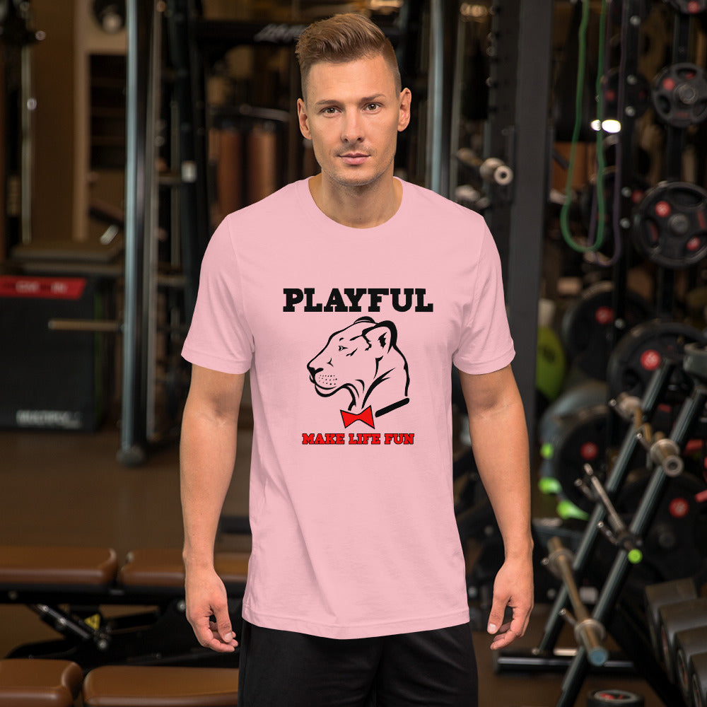 Playful Slogan (Unisex) Short Sleeve Tee