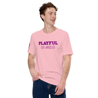 Playful Los Angeles - Purple (Unisex) t-shirt