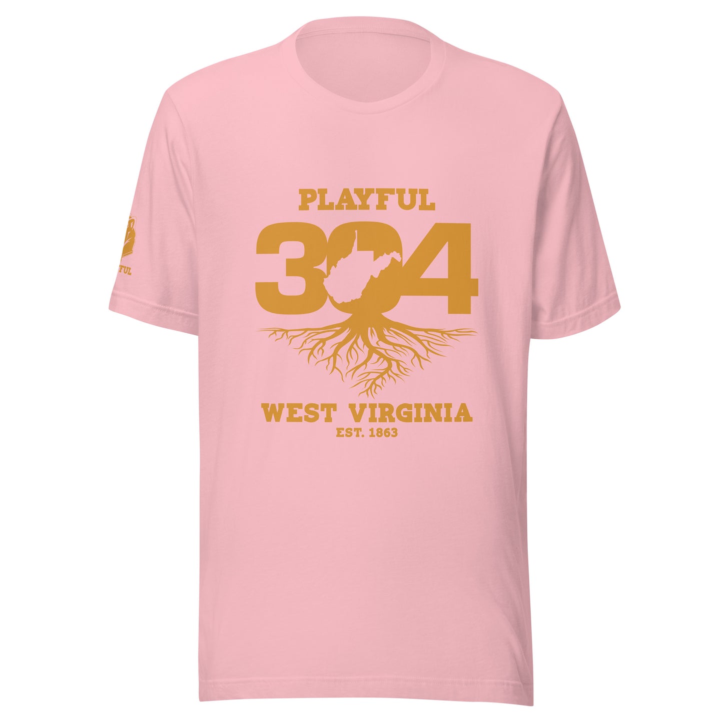 Playful WV - Gold (Unisex) T-Shirt