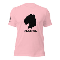 Playful Black Out Logo (Unisex) T-Shirt