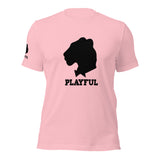 Playful Black Out Logo (Unisex) T-Shirt