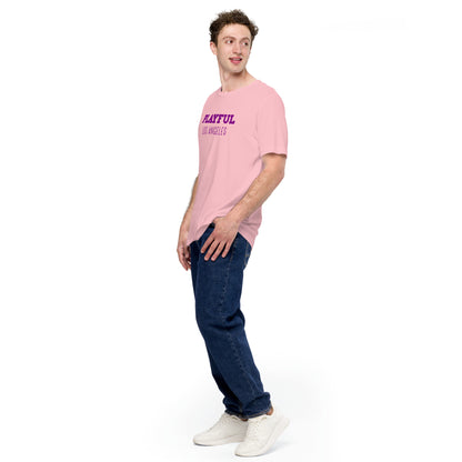 Playful Los Angeles - Purple (Unisex) t-shirt