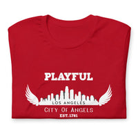 Playful Los Angeles City of Angels (Unisex) T-Shirt