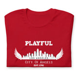 Playful Los Angeles City of Angels (Unisex) T-Shirt