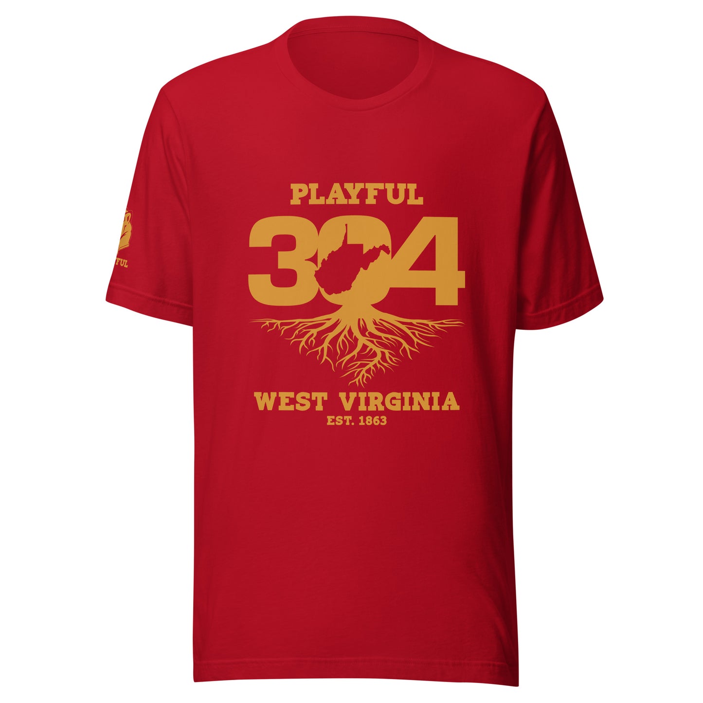 Playful WV - Gold (Unisex) T-Shirt