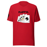 Playful Spades - Black (Unisex) T-Shirt
