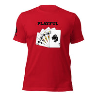 Playful Spades - Black (Unisex) T-Shirt