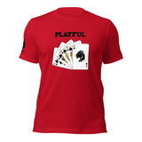 Playful Spades - Black (Unisex) T-Shirt