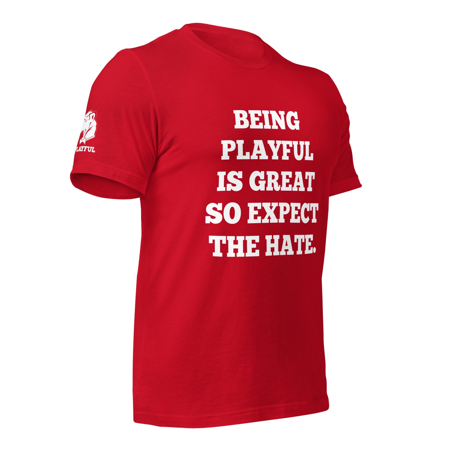 Being Playful is Great, So Expect the Hate (Unisex) T-Shirt