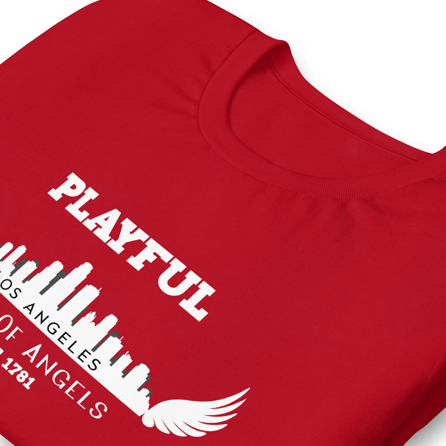 Playful Los Angeles City of Angels (Unisex) T-Shirt