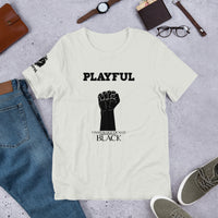 Playful Unapologetically Black (Unisex) Tee