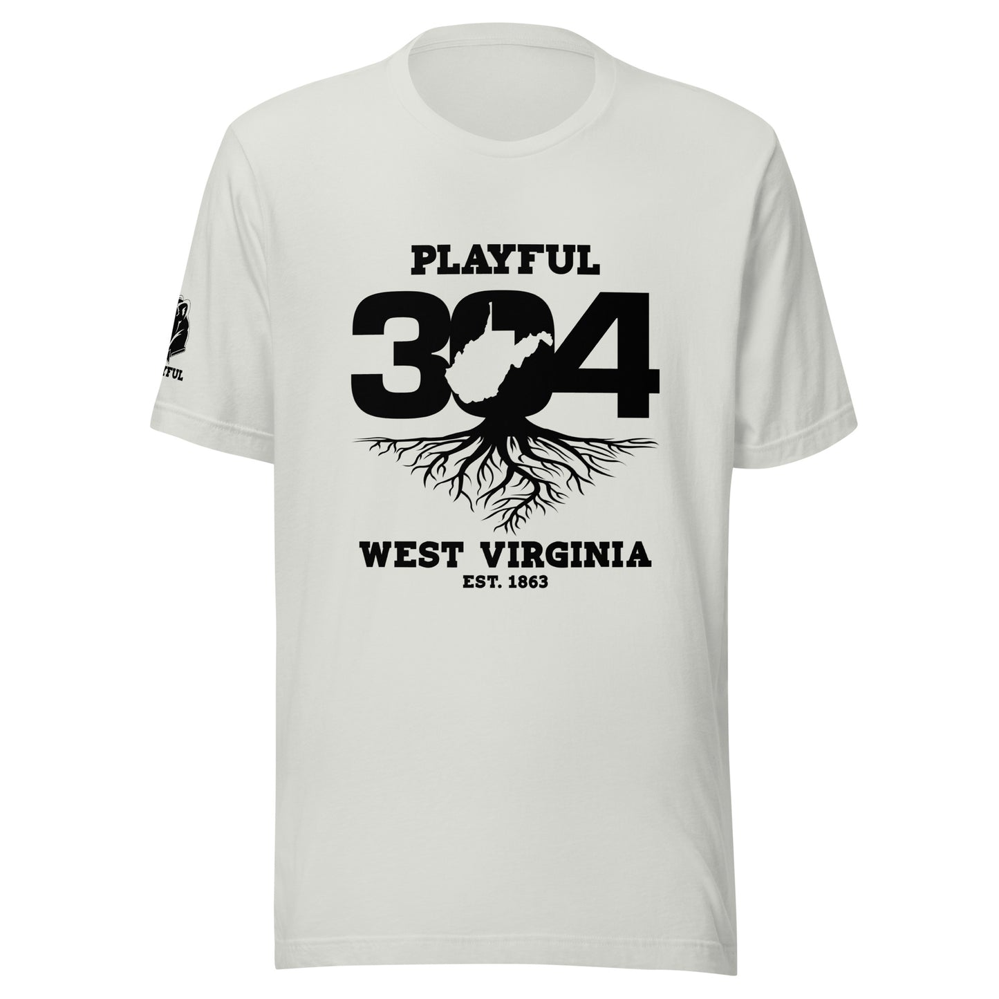 Playful WV - Black (Unisex) T-Shirt