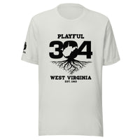 Playful WV - Black (Unisex) T-Shirt