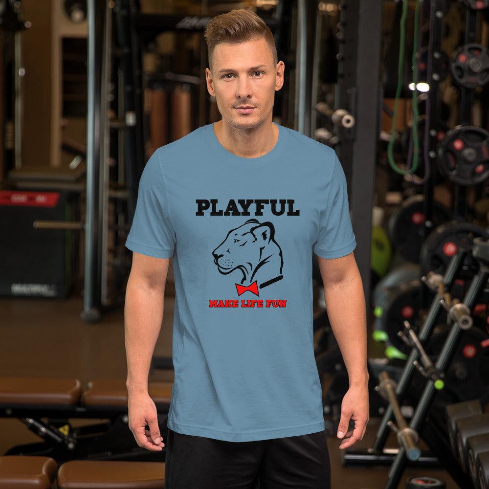 Playful Slogan (Unisex) Short Sleeve Tee