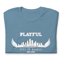 Playful Los Angeles City of Angels (Unisex) T-Shirt