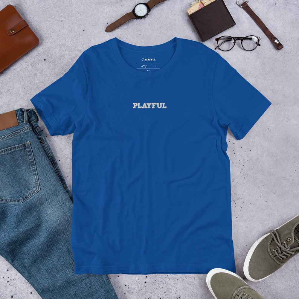 Playful Embroidered (Unisex) Tee