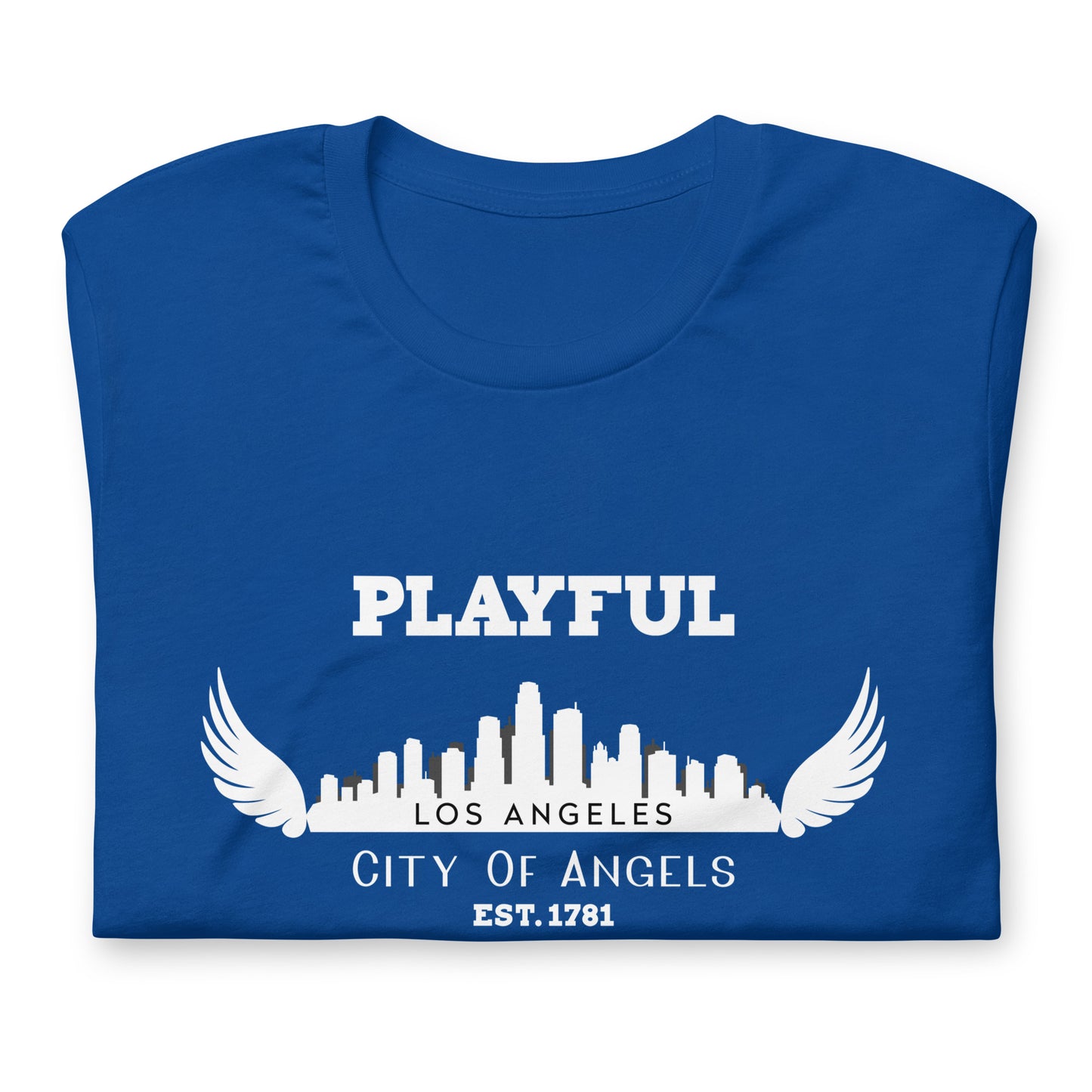 Playful Los Angeles City of Angels (Unisex) T-Shirt