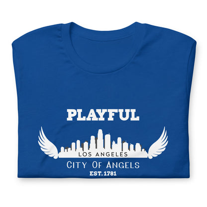 Playful Los Angeles City of Angels (Unisex) T-Shirt