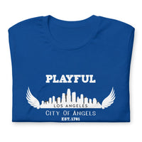 Playful Los Angeles City of Angels (Unisex) T-Shirt