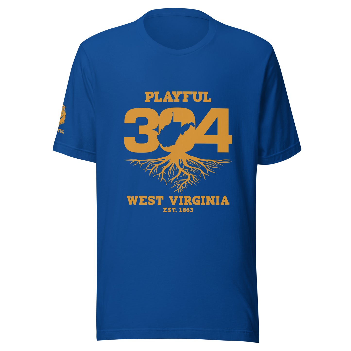 Playful WV - Gold (Unisex) T-Shirt