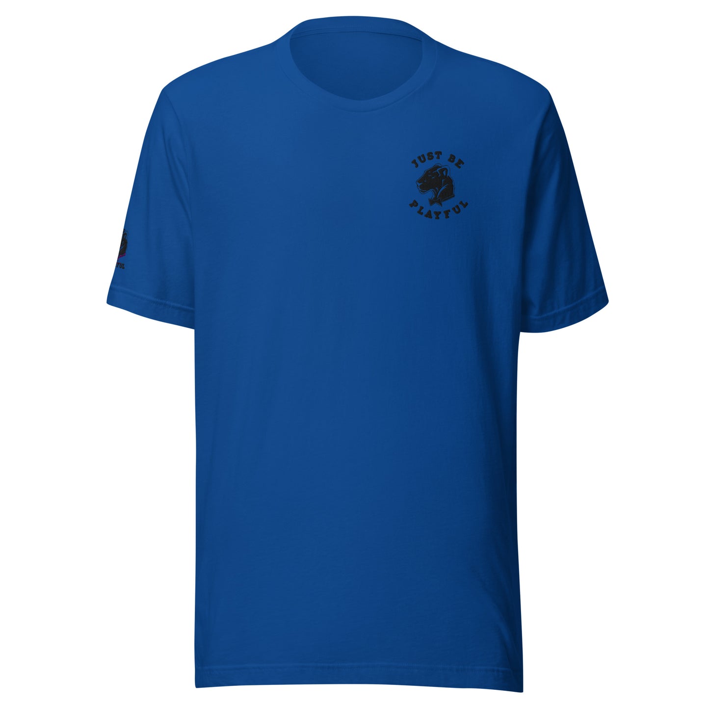 Just Be Playful Embroidered (Unisex) T-Shirt
