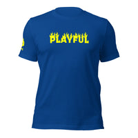 Playful Fire (Yellow) (Unisex) T-Shirt