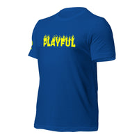 Playful Fire (Yellow) (Unisex) T-Shirt