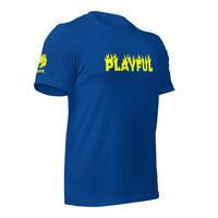 Playful Fire (Yellow) (Unisex) T-Shirt