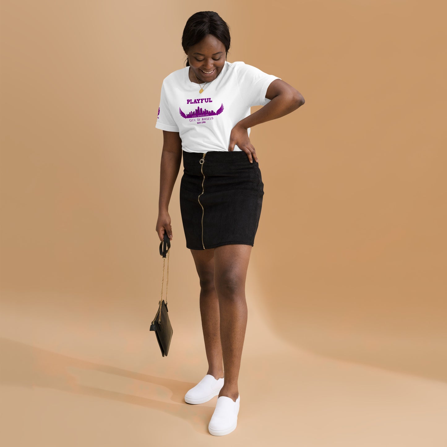 Playful Los Angeles City of Angels (Unisex) T-Shirt