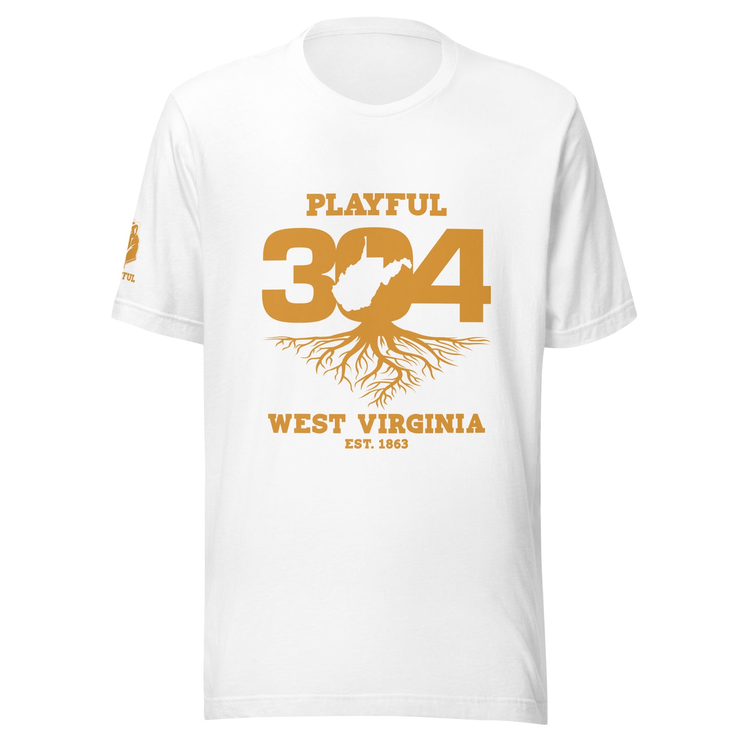 Playful WV - Gold (Unisex) T-Shirt