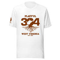 Playful WV - Brown (Unisex) t-shirt