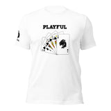 Playful Spades - Black (Unisex) T-Shirt