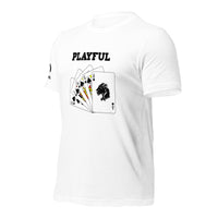 Playful Spades - Black (Unisex) T-Shirt