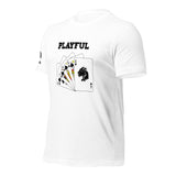 Playful Spades - Black (Unisex) T-Shirt