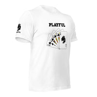 Playful Spades - Black (Unisex) T-Shirt