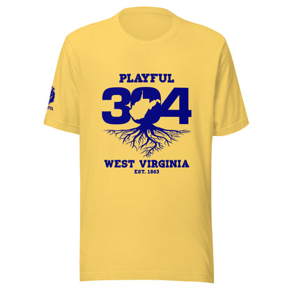 Playful WV - Blue (Unisex) T-Shirt