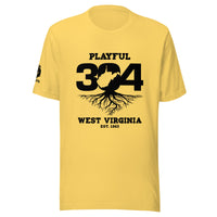 Playful WV - Black (Unisex) T-Shirt