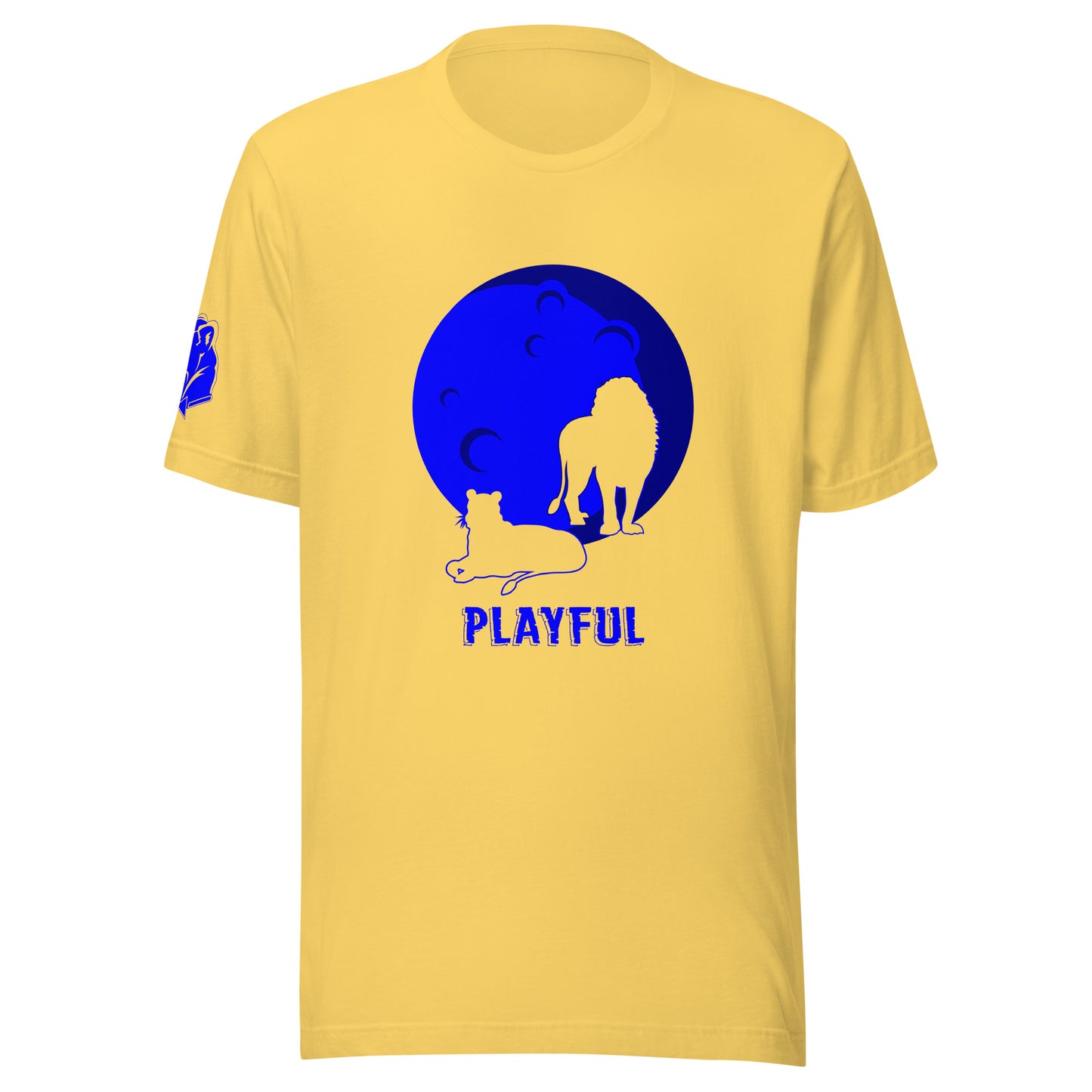 Playful Blue Moon (Unisex) T-Shirt