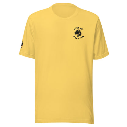 Just Be Playful Embroidered (Unisex) T-Shirt