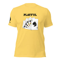 Playful Spades - Black (Unisex) T-Shirt
