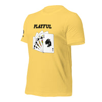 Playful Spades - Black (Unisex) T-Shirt