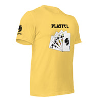 Playful Spades - Black (Unisex) T-Shirt