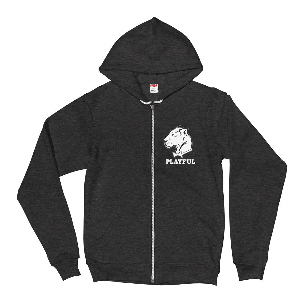 Playful Zipped (Unisex) Hoodie