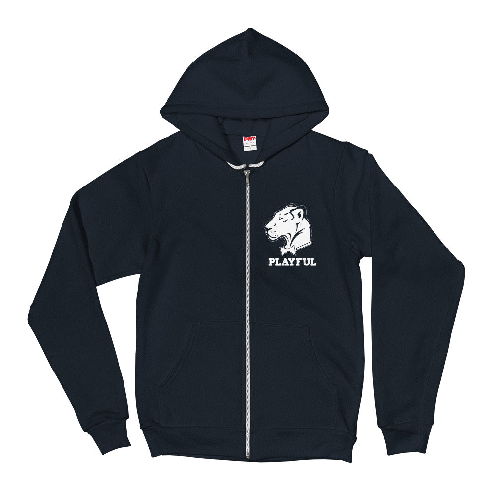 Playful Zipped (Unisex) Hoodie