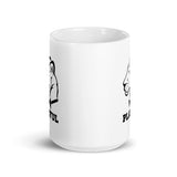 Playful White Glossy Mug