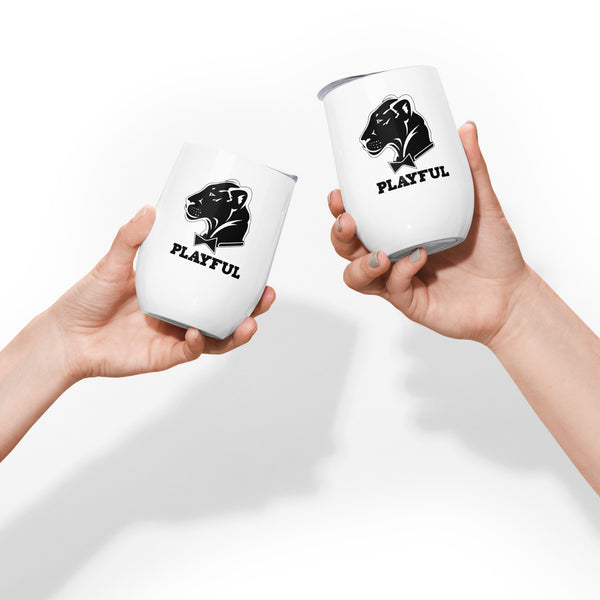 Playful Wine Tumbler
